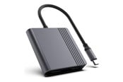 USB-hub - Gembird 2-Port USB-C USB-hub - 2 porter - Grå - A-CM-HDMIFDPF-01