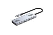 USB-hub - Gembird 4-port USB-C 3.2 (Gen 2) Type-C hub USB-hub - USB 3.2 - 4 porter - Grå - UHB-CM-U310-C4-01