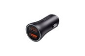 Mobil - Adaptere og ladere - Baseus Golden Contactor Max 2xUSB-A 60W Car Charger - Dark Gray - C00035100812-Z1