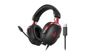 Hodetelefoner - QCY Heroad VN200 Gaming Headphones - H7GM black red