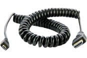 Skjermkabel - Atomos Coiled -Micro to Full HDMI 50cm - ATOMCAB014