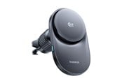 Mobil - Adaptere og ladere - Baseus PrimeTrip VC2 Pro Magnetic Holder with Qi2.2 Charger and Air Vent Fan - Black - C0013N00