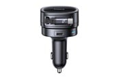 Mobil - Adaptere og ladere - Baseus PrimeTrip VR1 60W USB-A USB-C Car Charger with Retractable USB-C Cable - Black - C00069001121-00