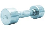 Sport & Fitness - TITAN LIFE PRO Chrome Dumbbell 2 kg - 400-800716