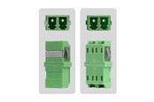 Nettverkskabel - StarTech.com network coupler - green - Grønn - DUPLEXLCAPCNOF