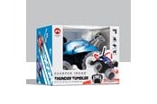 Fjernstyrt - Sharper Image Toy RC Monster Spinning Car Metallic Blue - 1212014891