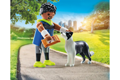 Figurer - Playmobil Jogger med border collie - 71740
