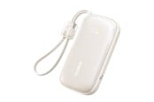 Nødlader - Baseus EnerFill FC21 Qpow 3 Ultra 10000mAh 45W Power Bank with Digital Display and Detachable USB-C - Lightning Cable - Titanium Nødlader - 10000 mAh - E0027Q01
