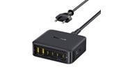 Mobil - Adaptere og ladere - Baseus EnerFill FH21 120W Charging Station 4xUSB-C + 2xUSB-A - Black - E0120T00