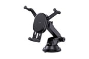 Mobil - Andre tilbehør - Baseus Stable Car Holder with 15W Inductive Charger Gravity and Suction Cup - Black - C40447002113-Z1