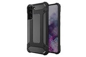 Mobil - Deksel og etui - Hurtel Hybrid Armor Case Tough Rugged Cover for Samsung Galaxy S22+ (S22 Plus) Black - 5907769337376