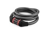 Sykkelutstyr - Rockbros RKS507-1BK bicycle lock with combination 1.8 m - black - RKS507-1BK