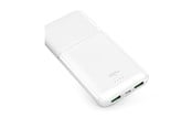 Nødlader - Puro Powerbank DAILY 10 PLUS 10000mAh 2x USBA / 1x USB-C 22.5W - White Nødlader - Hvit - 10000 mAh - PUFCBB100P3WHI