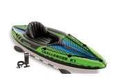 Vannlek - Intex Challenger K1 kajakk, 1 person, 274x76x33 cm - 68305