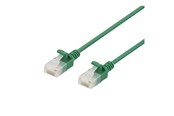 Nettverkskabel - Deltaco patch cable - 1 m - green - Grønn - 1meter - UUTP-1022