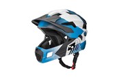 Sykkelutstyr - Rockbros TS-61 10110061002 Children's Bike Helmet with Detachable Chin Size M (54-57) - Blue - 10110061002