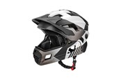 Sykkelutstyr - Rockbros TS-61 10110061005 Children's Bike Helmet with Detachable Chin Size S (48-54) - Gray - 10110061005