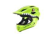 Sykkelutstyr - Rockbros TT-32004 Shark Children's Bike Helmet with Detachable Jaw Size M (54-58) - Green - TT-32004