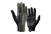 Sykkelutstyr - Rockbros 16110006003 shock-absorbing cycling gloves size L - green and black - 16110006003