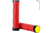 Sykkelutstyr - Rockbros 40720007002 bicycle grips with reflector - red - 40720007002