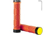 Sykkelutstyr - Rockbros 40720007004 Bicycle Grips with Reflector – Orange - 40720007004