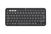 Tastatur - Logitech Pebble Keys 2 K380s Wireless Keyboard - Tonal Graphite - Tastatur - Engelsk (Storbritannia) - Grå - 920-011843