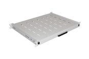 Rackskap - Lanberg - rack sliding shelf - 445 x 350 mm load capacity up to 35 kg 4-point mounting - 1U - AK-1020-S