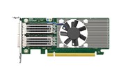 Nettverksadapter - QNAP QXG-100G2SF-BCM - network adapter - PCIe 4.0 x16 - 100 Gigabit QSFP28 x 2 - QXG-100G2SF-BCM