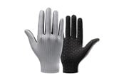 Sykkelutstyr - Rockbros Breathable Full Finger Cycling Gloves Size: L - Gray - 8386824304466