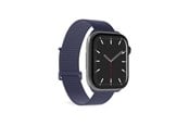 Smartklokke - Tilbehør - Puro  Sport Strap for Apple Watch 44/45/46/49mm - Navy Blue - PUSPORTAW44DKBL17