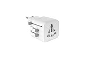 Mobil - Adaptere og ladere - Puro Universal Travel Adapter - White - PUWTA1WHI