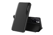 Mobil - Deksel og etui - Hurtel Eco Leather View Case Elegant Flip Cover Stand Function Poco M4 Pro 5G Black - 5907769338205