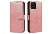 Mobil - Deksel og etui - Hurtel Magnet Case Elegant Case Cover with a Flap and Stand Function Poco M4 Pro 5G Pink - 5907769338298
