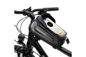 Mobil - Andre tilbehør - Wozinsky bicycle bag for the frame armored with a phone pocket 1.7 l - black - 5907769372469