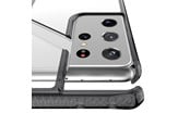 Mobil - Deksel og etui - ITSKINS  HYBRID CLEAR cover for Samsung Galaxy S21 Ultra 4G / 5G®. Black and transparent - SGU3-HBMKC-BKTR