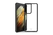 Mobil - Deksel og etui - ITSKINS FERONIABIO PURE Cover for Samsung Galaxy S21 Ultra 4G / 5G®. Black and transparent - SGU3-FROPE-BKTR