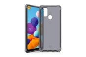 Mobil - Deksel og etui - ITSKINS SPECTRUM CLEAR cover for Samsung Galaxy A21s®. Smoke - SGSA-SPECM-SMOK