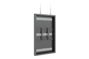 Veggmontering, AV-braketter & AV-møbler - Multibrackets M Pro Series enclosure - Slim - for digital signage display - wire small universal theft protect - black - Max 40 kg - recommended for 43" - 7340234811458