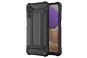 Mobil - Deksel og etui - Hurtel Hybrid Armor Case Tough Rugged Cover for Samsung Galaxy A73 Black - 5907769338564