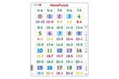 Puslespill - Larsen Puzzles Puzzle MemoPuzzle. Learn minus pieces with numbers from - 40 pieces Maxi (36.5x28.5 cm) Gulv - GP8
