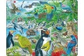 Puslespill - Larsen Puzzles Puzzle Wildlife in New Zealand - 53 pieces Maxi (36.5x28.5 cm) Gulv - FH44