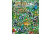 Puslespill - Larsen Puzzles Puzzle African Rainforest - 32 pieces Maxi (36.5x28.5 cm) Gulv - FH41