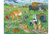 Puslespill - Larsen Puzzles Puzzle American prairie - 53 pieces Maxi (36.5x28.5 cm) Gulv - FH40