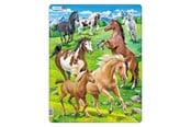 Puslespill - Larsen Puzzles Puzzle Horses - 65 pieces Maxi (36.5x28.5 cm) Gulv - FH38