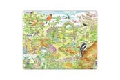 Puslespill - Larsen Puzzles Puzzle birds and flowers in the garden - 60 pieces Maxi (36.5x28.5 cm) Gulv - FH37
