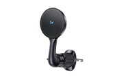 Mobil - Adaptere og ladere - Wozinsky WCT5-6S4Y Car Holder with Qi/MagSafe 15W Inductive Charger for Air Vent - Black - 5907769372490