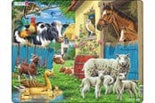 Puslespill - Larsen Puzzles Puzzle Farm animals - 23 pieces Maxi (36.5x28.5 cm) Gulv - FH23