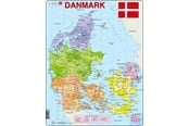 Puslespill - Larsen Puzzles Puzzle Denmark Political - 70 pieces Maxi (36.5x28.5cm) Gulv - A6