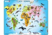 Puslespill - Larsen Puzzles Puzzle Animals in the World - 28 pieces Maxi (36.5x28.5 cm) Gulv - A34