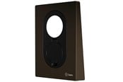 Lading av elbil - Zaptec Go Front Cover, Wood Brown - 70115